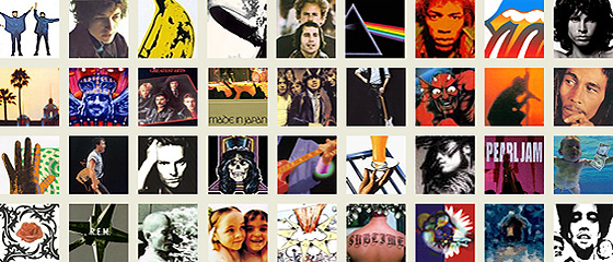 collage album rock