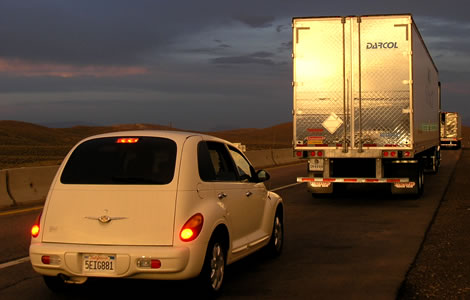 sunset roadtripping