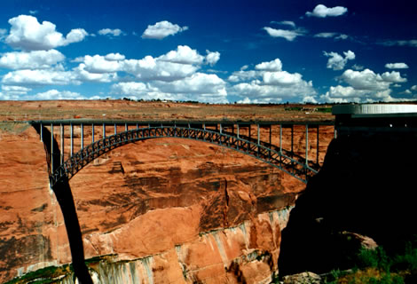 lake powell bridge over the colorado river